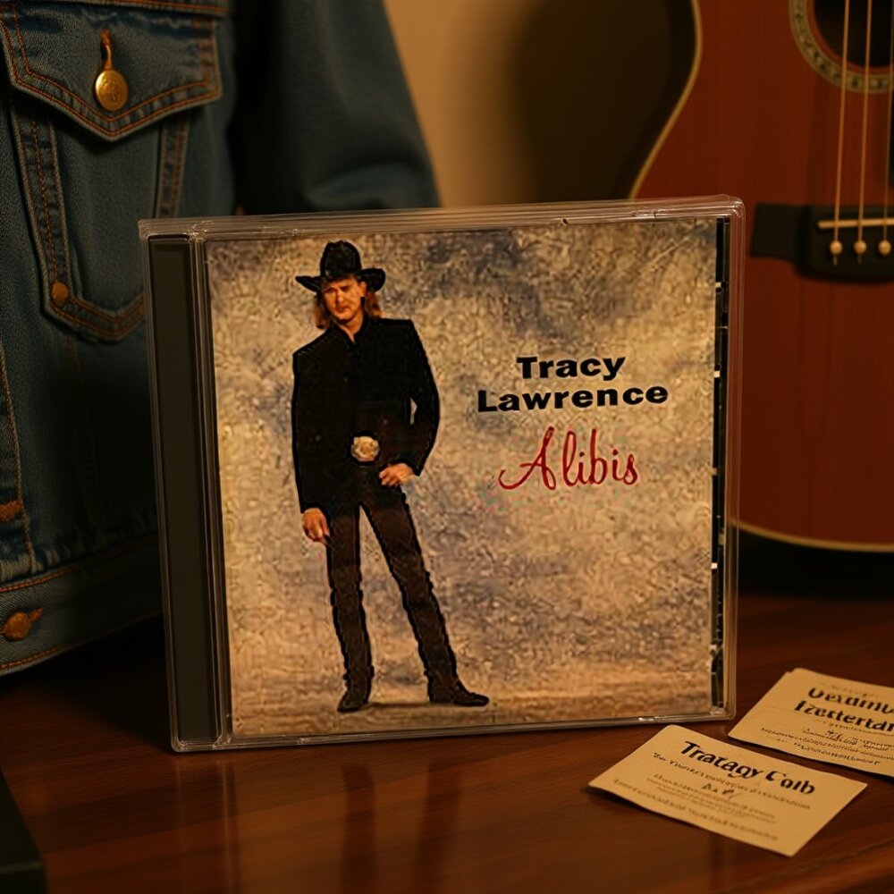 Tracy Lawrence “Alibis” Country CD – Classic 90s Album for Fans & Collectors